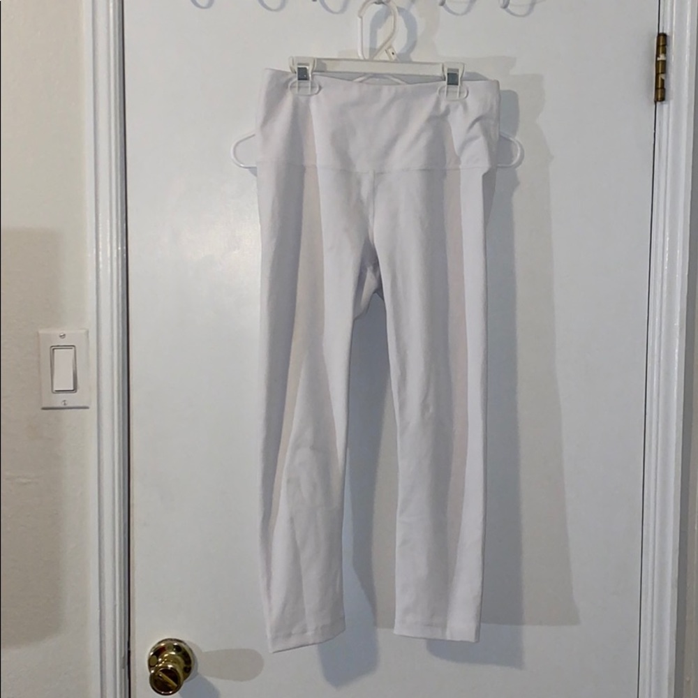 White 90 Degree Leggings